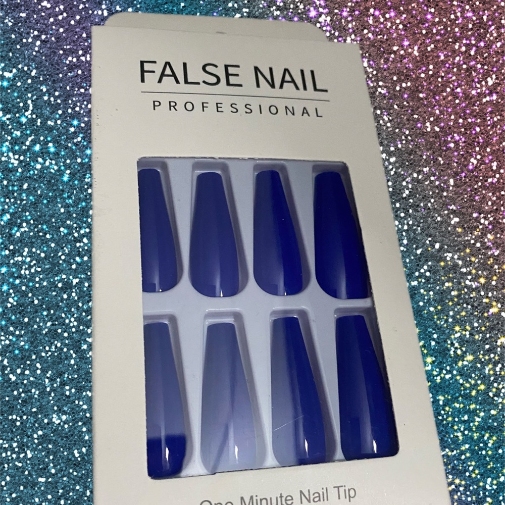 Royal blue Press-On Nails